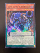 Yugioh Abyss Actor - Sassy Rookie DESO-EN019 Super Rare 1st Edition LP/VLP