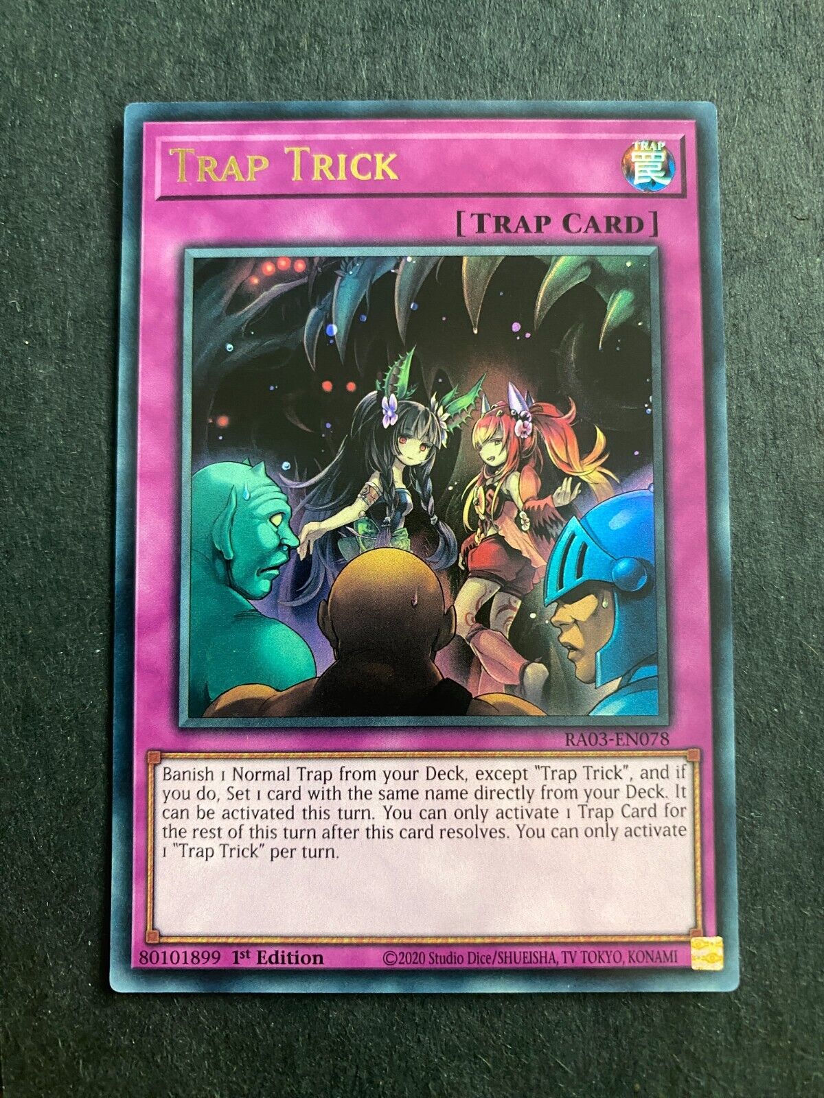 Yugioh Trap Trick RA03-EN078 Ultra Rare 1st Edition NM