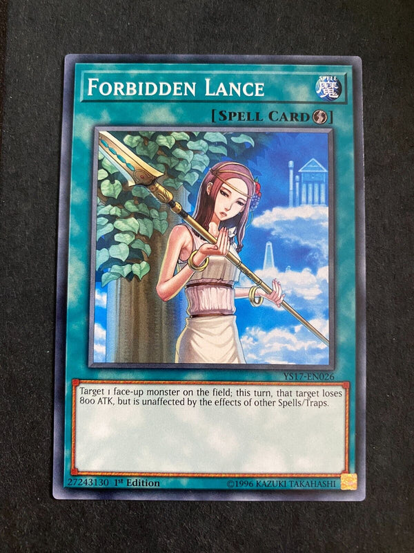 Yugioh Forbidden Lance YS17-EN026 Common 1st Edition NM