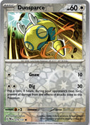 Pokemon Dunsparce 079/131 Prismatic Evolutions Reverse Holo NM