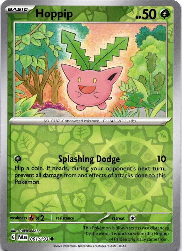 Pokemon Hoppip 001/193 Paldea Evolved Reverse Holo NM