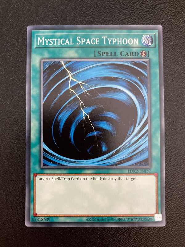 Yugioh Mystical Space Typhoon LDK2-ENJ32 Common Unlimited Edition NM