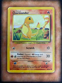 Pokemon Charmander 46/102 Base Set DAMAGED