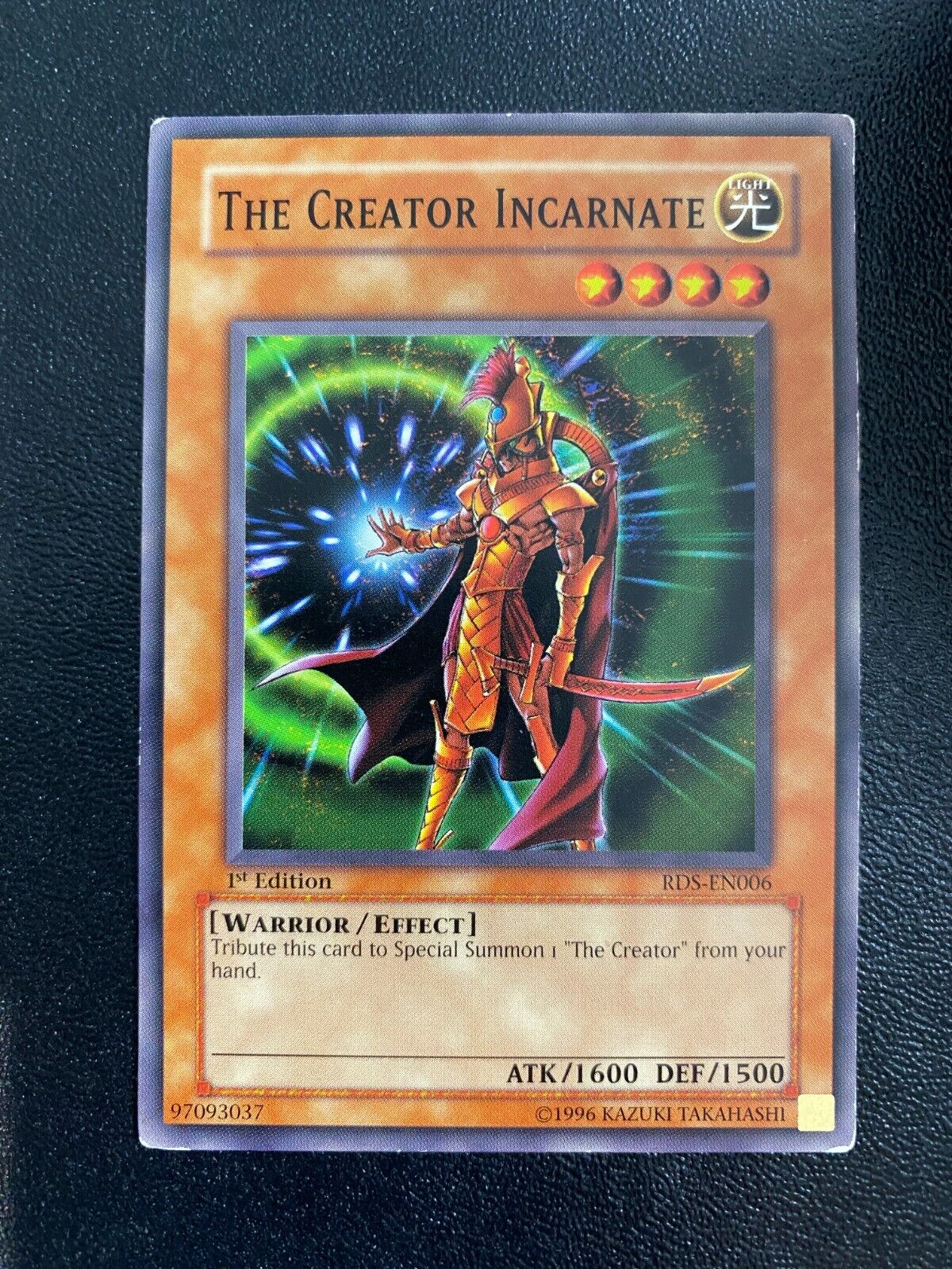 Yugioh The Creator Incarnate RDS-EN006 Common 1st Edition MP