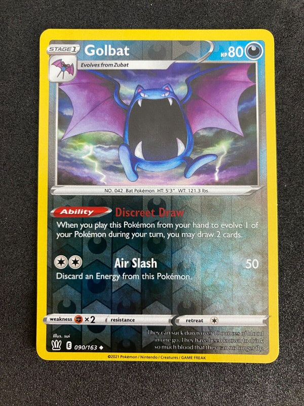 Pokemon Golbat 090/163 Battle Styles Reverse Holo NM 90/163