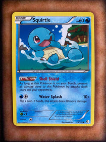 Pokemon Squirtle 29/149 Boundaries Crossed Non Holo Misprint(Miscut) LP/VLP