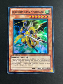 Yugioh Dragunity Arma Mystletainn SDDL-EN002 Super Rare 1st Edition MP