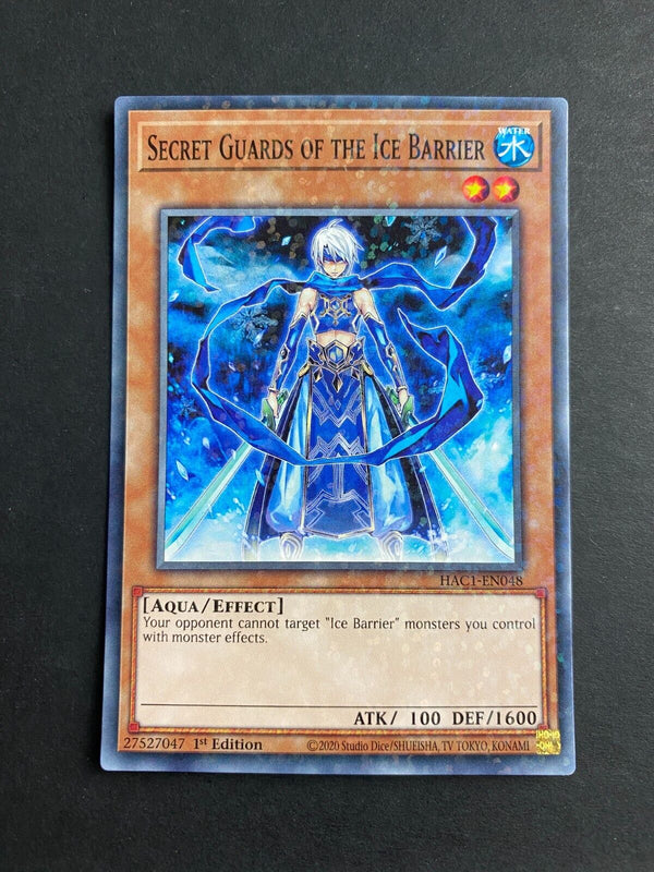 Yugioh Secret Guards of the Ice Barrier HAC1-EN048 Duel Terminal Rare 1st HP/MP