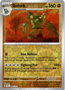 Pokemon Golurk 088/162 Temporal Forces Reverse Holo NM