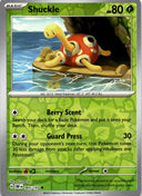 Pokemon Shuckle 005/197 Obsidian Flames Reverse Holo NM