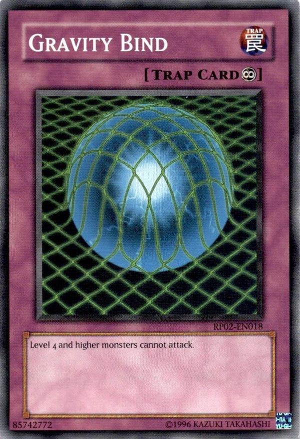 Yugioh Gravity Bind RP02-EN018 Common Unlimited Edition (original) VLP/NM