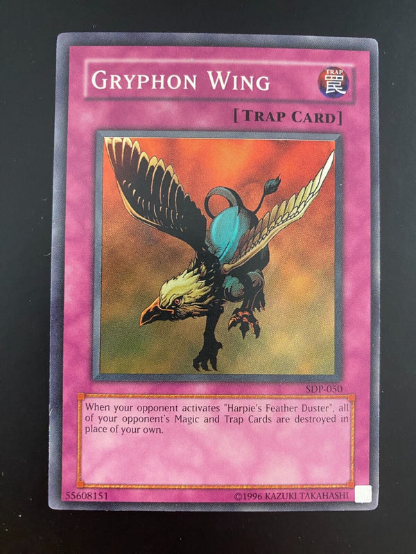 Yugioh Gryphon Wing SDP-050 Unlimited Edition LP/VLP