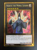 Yugioh Norito the Moral Leader PGL3-EN074 Gold Rare 1st Edition NM