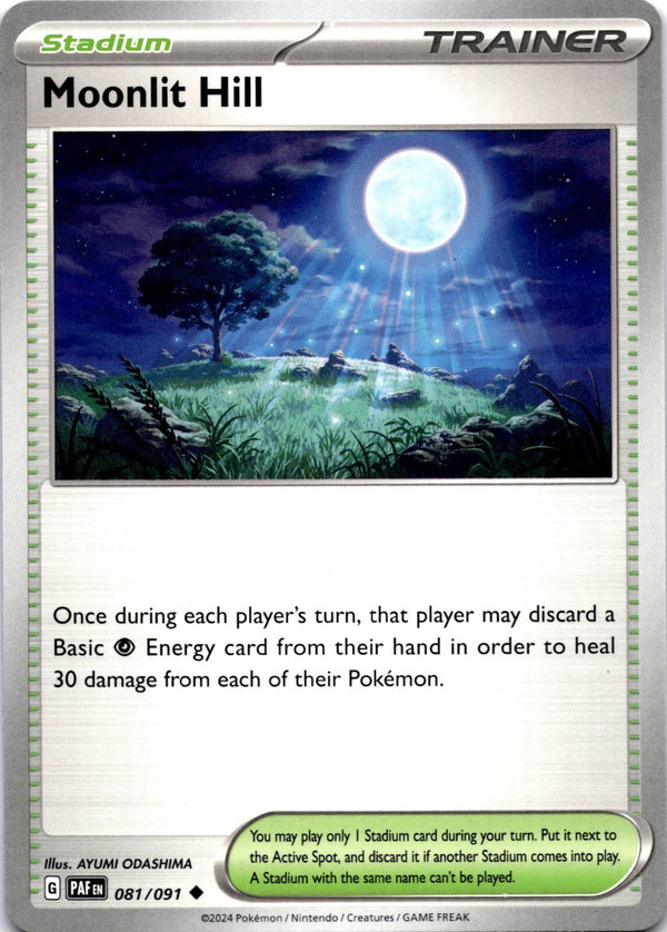 Pokemon Moonlit Hill 081/091 Padean Fates Non Holo NM