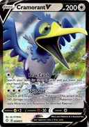 Pokemon Cramorant V 054/072 Shining Fates Full Art Holo NM