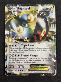 Pokemon Registeel EX 81/124 Dragons Exhaulted Full Art Holo