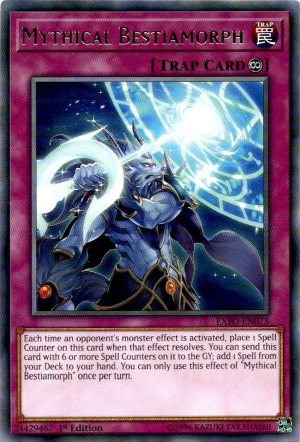 Yugioh Mythical Bestiamorph EXFO-EN073 Rare 1st Edition VLP/NM