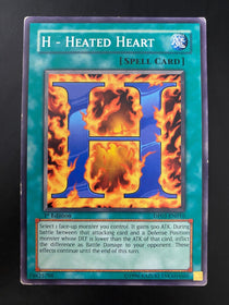 Yugioh H - Heated Heart DP03-EN016 Common 1st Edition HP/MP