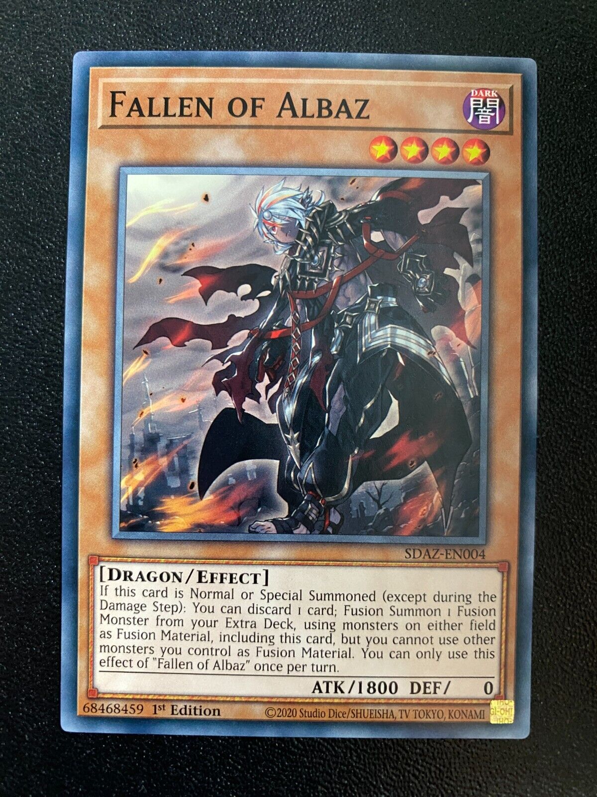 Yugioh Fallen of Albaz SDAZ-EN004 Common 1st Edition NM