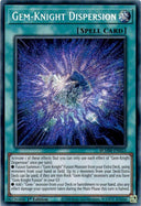 Yugioh Gem-Knight Dispersion BLMM-EN023 Secret Rare 1st Edition NM