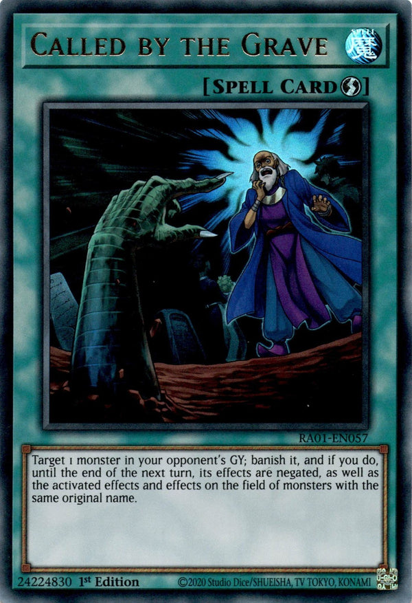 Yugioh Called by the Grave RA01-EN057 Ultra Rare 1st Edition NM