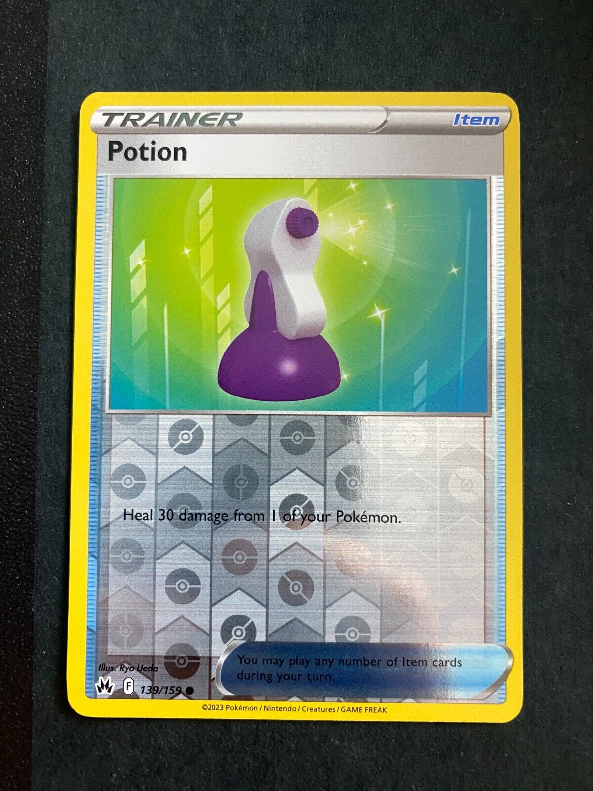 Pokemon Potion 139/159 Crown Zenith Reverse Holo NM