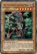 Yugioh Destiny HERO - Double Dude DP05-EN005 Rare 1st Edition HP