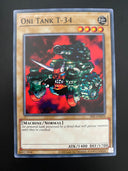 Yugioh Oni Tank T-34 PSV-EN059 Common Unlimited Edition NM/MINT