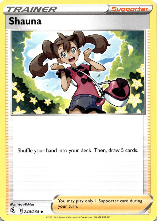 Pokemon Shauna 240/264 Fusion Strike Non Holo NM