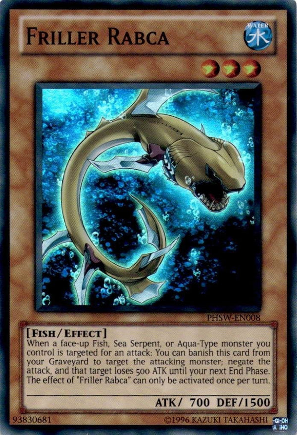 Yugioh Friller Rabca PHSW-EN008 Super Rare Unlimited Edition NM