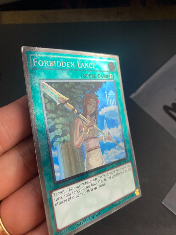 Yugioh Forbidden Lance NKRT-EN042 Platinum Rare Limited Edition MP/LP