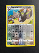 Pokemon Staravia 118/172 Brilliant Stars Reverse Holo VLP/NM