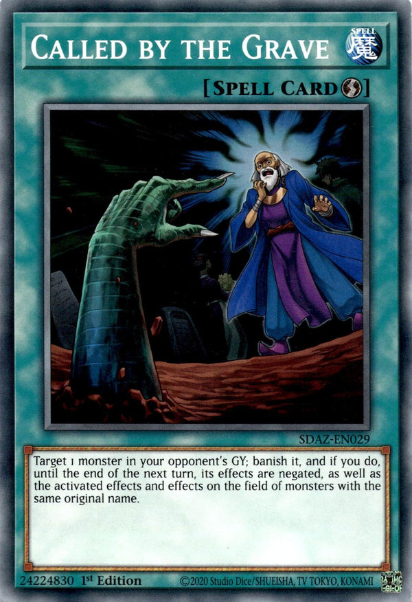 Yugioh Called by the Grave SDAZ-EN029 Common 1st Edition VLP/NM