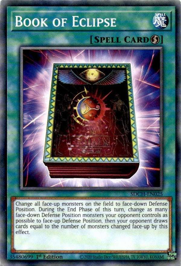 Yugioh Book of Eclipse SDCH-EN025 Common 1st Edition NM