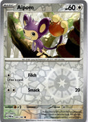 Pokemon Aipom 145/182 Paradox Rift Reverse Holo NM