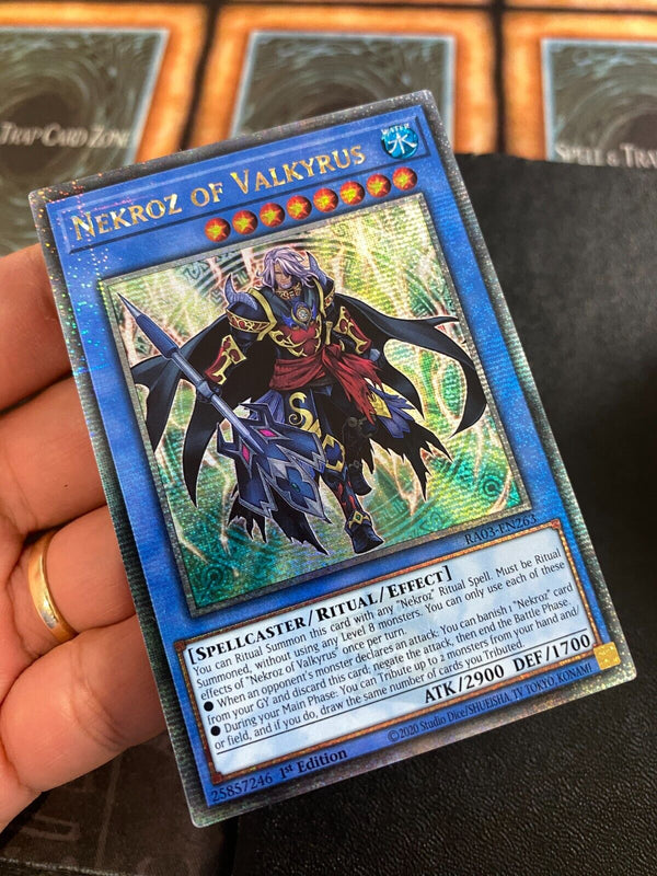 Yugioh Nekroz of Valkyrus RA03-EN263 Quarter Century Rare 1st Edition NM