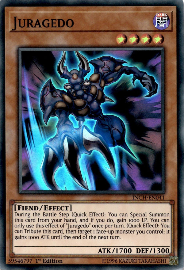 Yugioh Juragedo INCH-EN041 Super Rare 1st Edition VLP/NM