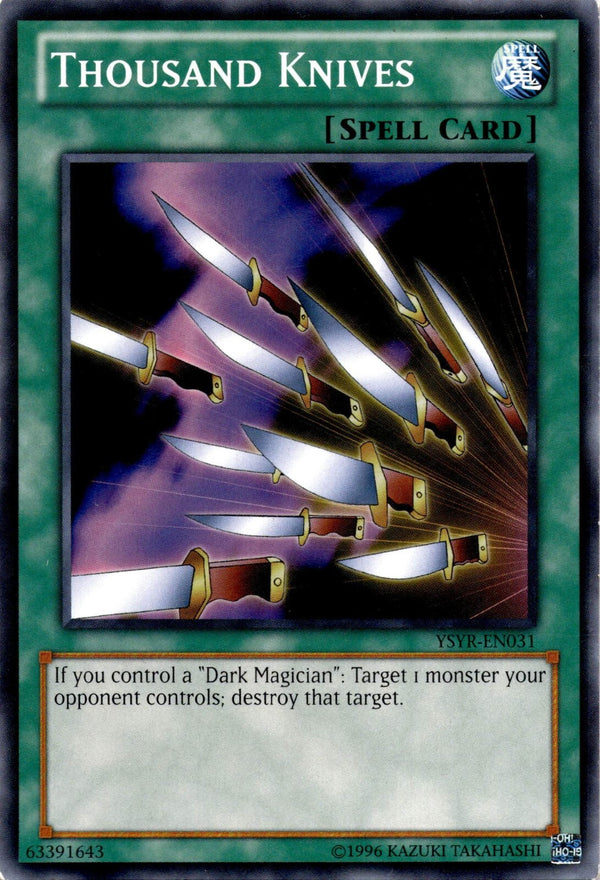 Yugioh Thousand Knives YSYR-EN031 Common Unlimited Edition MP