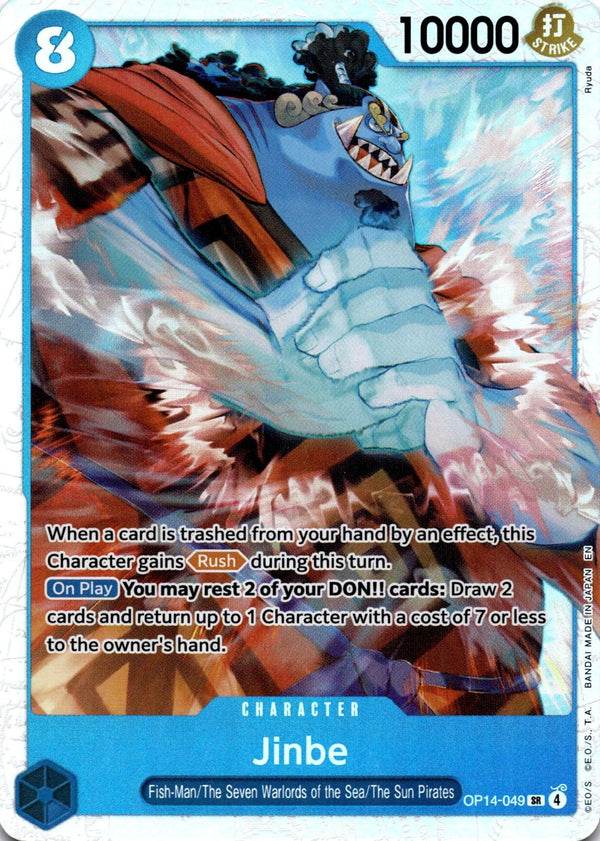 One Piece Jinbe OP14-049 Super Rare NM