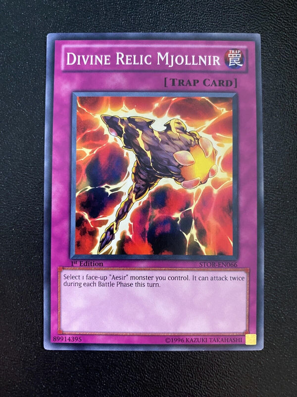 Yugioh Divine Relic Mjollnir STOR-EN066 Common 1st Edition VLP