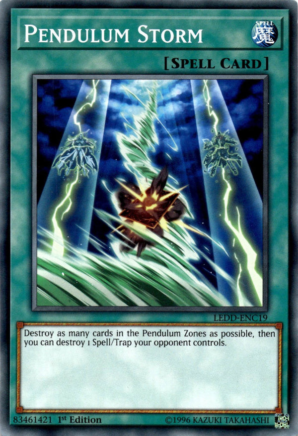 Yugioh Pendulum Storm LEDD-ENC19 Common 1st Edition NM