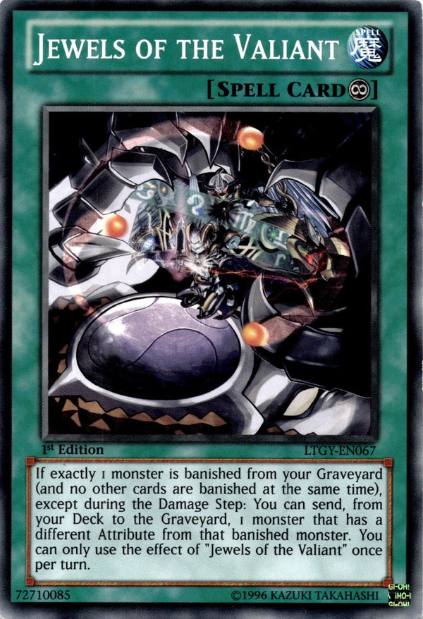 Yugioh Jewels of the Valiant LTGY-EN067 Common 1st Edition LP