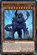 Yugioh Behemoth the King of a Hundred Battles JUSH-EN050 Super Rare 1st Ed NM