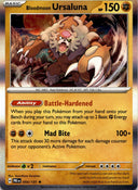 Pokemon Bloodmoon Ursaluna 054/131 Prismatic Evolutions Holo NM