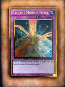 Yugioh Radiant Mirror Force PGL3-EN093 Gold Rare 1st Edition NM