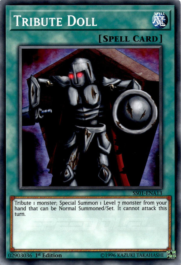 Yugioh Tribute Doll SS01-ENA13 Speed Duel Common 1st Edition NM