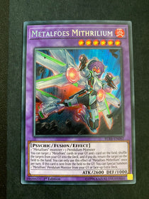 Yugioh Metalfoes Mithrilium BLRR-EN082 Secret Rare 1st Edition VLP/NM