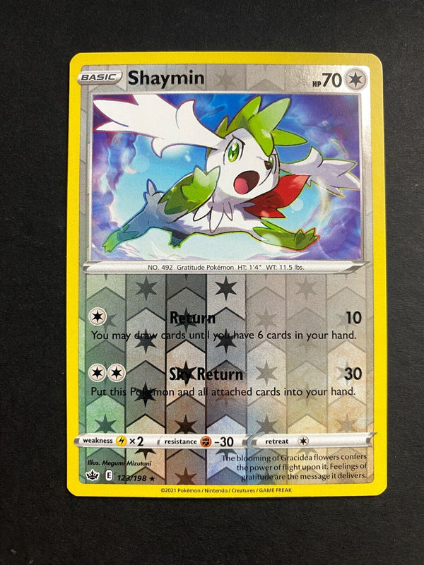 Pokemon Shaymin 123/198 Chilling Reign Reverse Holo NM