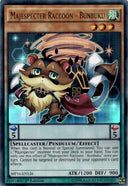 Yugioh Majespecter Raccoon - Bunbuku MP16-EN126 Ultra Rare 1st Edition VLP/NM