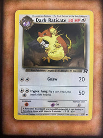 Pokemon Dark Raticate 51/82 Team Rocket HP